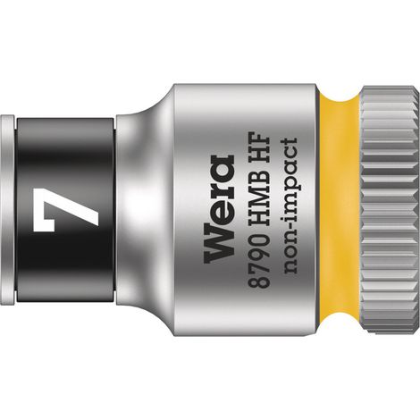 Wera 8790 HMB HF 05003741001 Außen-Sechskant Steckschlüsseleinsatz 7 mm 3/8" (10 mm)