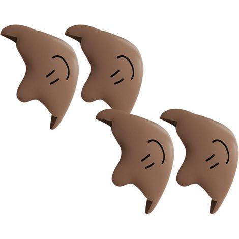 Protège-Angles de Table Souple Protection Anti-Collision pour Coin Meuble Sécurité 4 pièces Silicone (1/5)