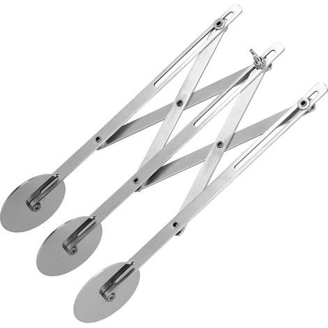 Coupe-pâtisserie, Rouleau à Pâte Permettant de Gagner du Temps, Multi-Roues Réglables pour la Cuisine pour Les Professionnels pour Les Amateurs (Couteau à Sept Roues) (Couteau à Cinq Roues). (1/5)