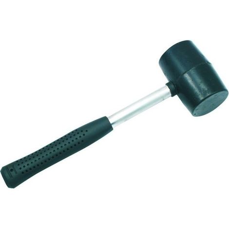 Martello di gomma 65 mm/450 gr. con manico in metallo