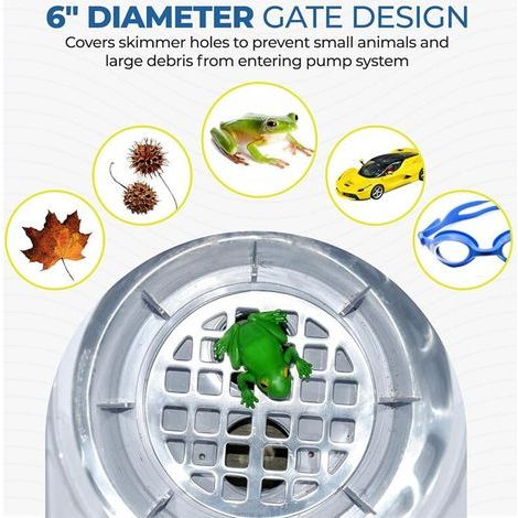 Basket Buddy empêche les débris de pénétrer dans les tuyaux de la pompe et contribue à prévenir la corrosion des équipements de piscine. (1/4)