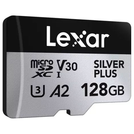 Lexar Professional SILVER PLUS 128 Go MicroSDXC UHS-I (1/3)