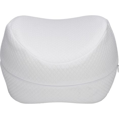 Oreiller de soutien pour genouillère en mousse à mémoire de forme, blanc, pour soulager la douleur-AquaForge (1/5)