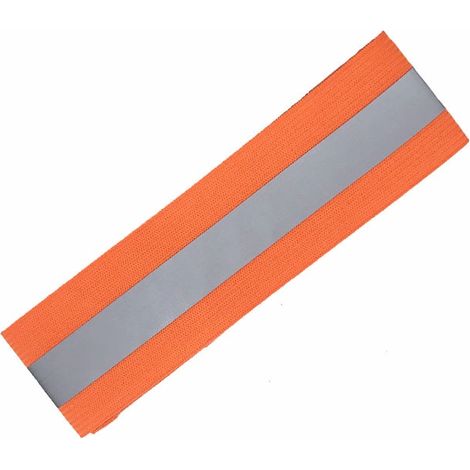 Lot de 6 bandes réfléchissantes, bracelet réfléchissant, réflecteur, ruban réfléchissant, pour jogging, cyclisme, vélo, course à pied, équitation, velcro, élastique, ruban léger