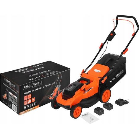Cortacésped inalámbrico 40V 38 cm 50L Cesta Kraft&Dele (1/5)