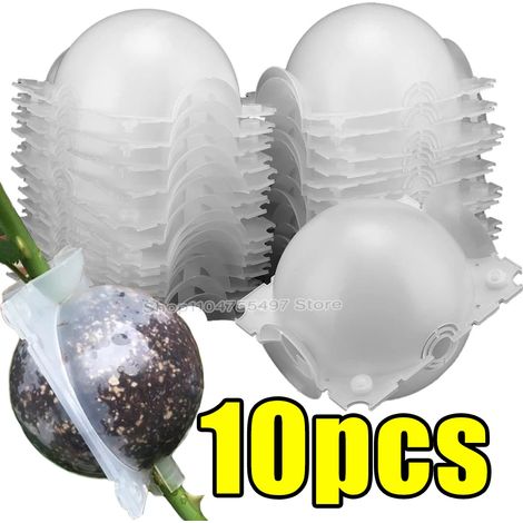 (S, 10 pièces) Capsules de marcottage aérien, boules de bouturage pour plantes, boîte de culture haute pression, boîte de greffage, pot de pépinière (1/4)