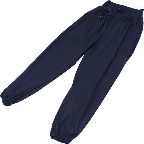 Pantalon de Yoga Femme Grande Taille XL à Haute Taille avec Cordon, Confortable et Élégant en Bleu Marine