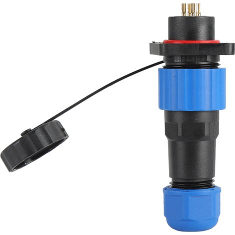 Connecteur d'alimentation carré étanche IP68 pour l'aviation, adaptateur de terminal industriel SP164 broches (250 V 5 A) (1/5)