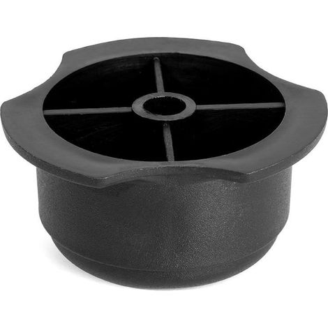 Q&ampQ pata plástico redonda modelo alon ø45 h30 acabado negro , La pata de plástico redonda modelo Alon de Q&ampQ es ideal para muebles, fabricada en plástico res