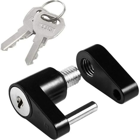 Candado para barra de remolque, candado para enganche de barra de remolque, candado para barra de remolque de 1/4 de pulgada, núcleo de barra de remolque, SUV, camión, remolque (1/5)