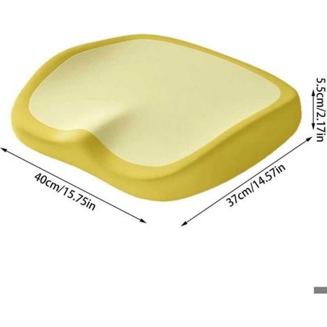 Coussin de siège confortable, coussin de siège de voiture, coussin de chaise de bureau ergonomique en mousse à mémoire de forme (1/4)