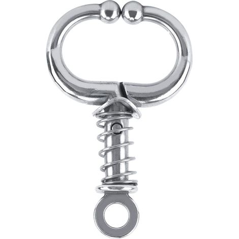 Anneau de Nez de Taureau, Accessoire d'élevage d'anneau de Nez de bétail de Vache de Taureau d'acier Inoxydable(Pince à Bec Arrondi à Ressort) (1/5)