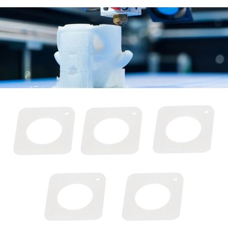 Accessoire pour imprimante 3D : patin amortisseur en silicone pour moteur à 42 pas, 2 mm d’épaisseur, amortissant les vibrations, résistant à l’usure et aux hautes températures. (1/5)