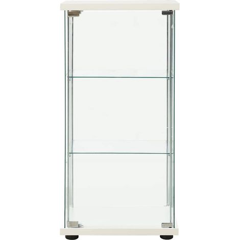 Maison Exclusive - Armadietto Portaoggetti in Vetro Temperato Bianco