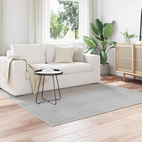 vidaXL Area Rugs Square LUGO Cream 200 x 200 cm Polyester