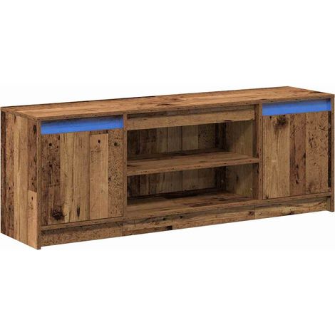 Meuble TV,Banc TV,Armoire TV Marron 139,5 x 34 x 50 cm Bois d'ingénierie CFW116321 (1/5)