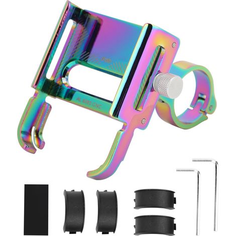 Support téléphone vélo GUB pivotant 360° support moto support smartphone étau coloré (1/5)