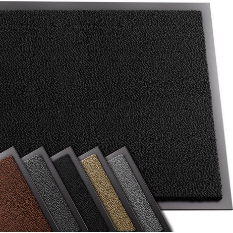 VOUNOT® Felpudo Entrada casa, 60x90cm, Negro