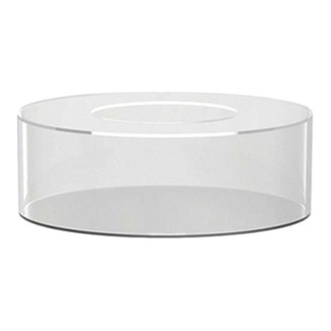 Présentoir à gâteaux rond en acrylique transparent, idéal pour y insérer des objets, 15 cm (6 pouces) (1/4)
