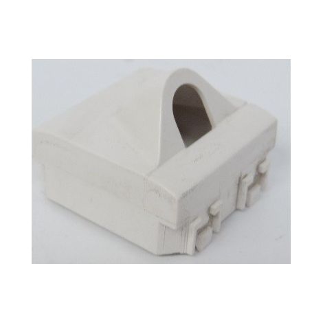 Sortie de câble Livinglight - Blanc - 2 modules BTICINO N4954