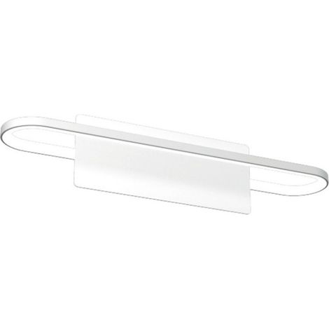 Applique Moderna Circuit Metallo Bianco Diffusore Bianco Led 17,6W Calda 60Cm (1/5)