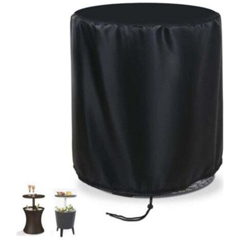 BUNTHAUS Ensoleille – Housse de table ronde 52x58cm – Tissu Oxford 190T – Protection contre intempéries – Pour refroidisseurs et tables d'extérieur (1/5)
