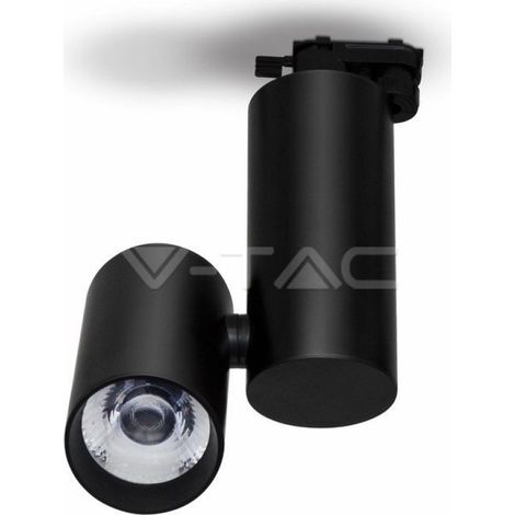 V-TAC Faretto LED da Binario 30W Colore Nero Bianco Freddo CRI95 (1/5)