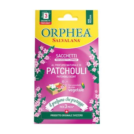 ANTITARME SALVALANA CASSETTI ARMADI ORPHEA - PATCHOULI CF=PZ 3- 6 confezioni