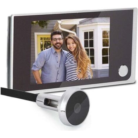Door Peephole with 3.5" 120 Degree Digital LCD Screen to Monitor Cat's Eyes, Digital Door Viewer Door Peephole Camera Surveillance (1/5)