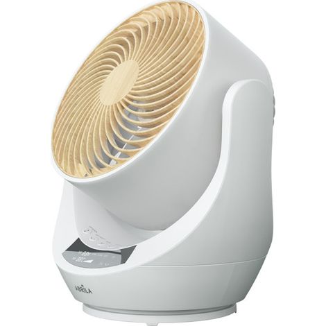 Ventilador Sobremesa Navia Blanco/haya 40w 4velocidades Orient Rotatorio,remoto,temporizadpr Y Display 34x28,7x23,5cm (1/3)
