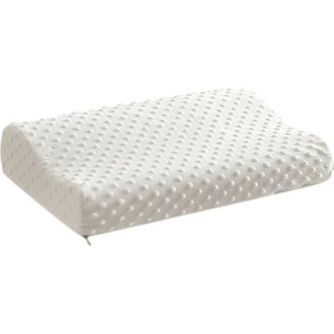 Mémoire Oreiller en Mousse Oreiller Orthopédique Latex Oreiller de Cou en Fibre Fibre Lente Rebond Doux Oreiller Masseur Soins de (1/4)
