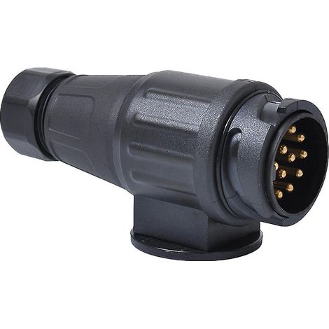 1pc 12v Trailer Plug Plastic Waterproof Trailer 13 Pole Wiring Connector Electric Connector Adapter (1/4)