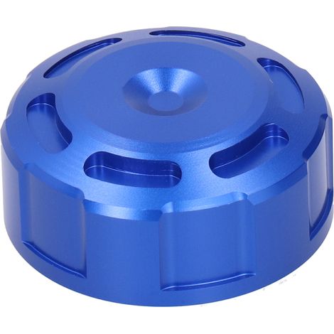 Bouchon de réservoir de liquide de frein arrière en alliage d'aluminium, couvercle de réservoir d'huile compatible Yamaha MT-125 YZF-R1 YZF-R25 (Bleu) (1/5)