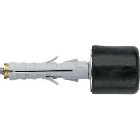 50 pz tassello Elematic ENP/FP9 con paracolpi in gomma Nero 9x40 mm (1/2)