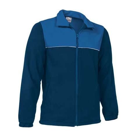 Chaqueta polar en colores combinados antipeeling Pacific VALENTO L Azul marino / Azul royal / Blanco