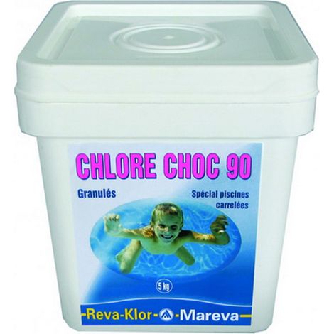 Traitement chlore choc Mareva REVA-KLOR CHOC 90 seau 5kg