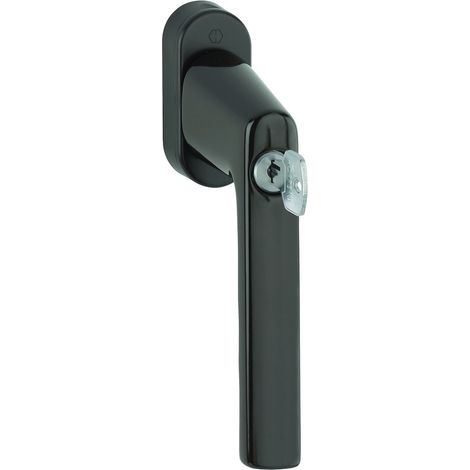 HOPPE® Fenstergriff abschließbar Hamburg 0700LS/U26, mit Schrauben, Aluminium, 11950559
