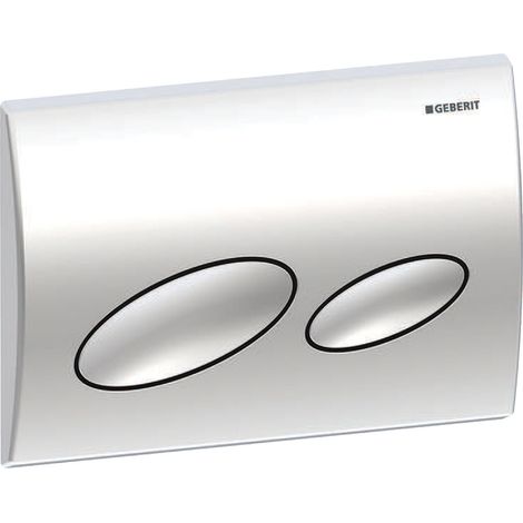 Geberit Kappa20 Plaque de déclenchement pour rinçage à 2 (1/2)