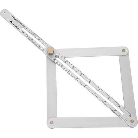 Goniometer, Lineal, multifunktionales Diagonal-Deckenprofilometer, 4-Winkel-Winkelmesser (1/5)