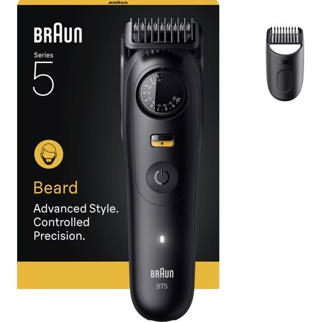 Elektrischer Rasierer - BRAUN - Serie 5 BT5500 - 120 Min. Akkulaufzeit - Wasserdicht - Schwarz