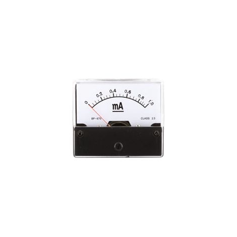 Drehspul-Einbauinstrument, 0...1 mA-