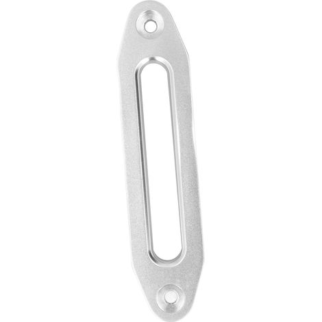 Guide-câble à œillet pour treuil 25,4 cm (10 po), capacité de charge de 8 000 à 15 000 lb, en aluminium, anti-blocage, universel, argenté (1/5)