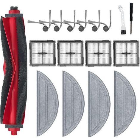 Filtre pour aspirateur brosse pour aspirateur Filtre de brosse pour aspirateur filtre de Roborock Q10 S5/Q10 S5+/Q10 X5/Q10 X5+ Robot Aspirateur Accessoires Kits Main Brosse Filtres (1/5)