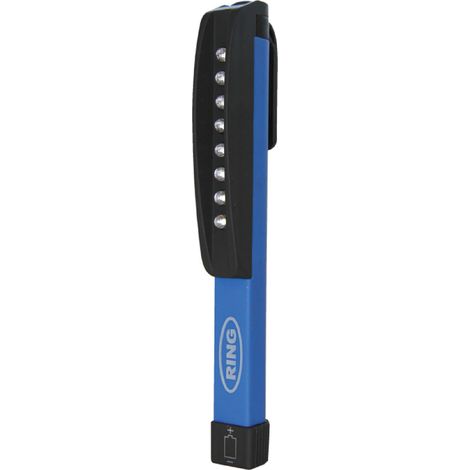 LAMPE DE POCHE 8 LED PILES INCLUSES RING