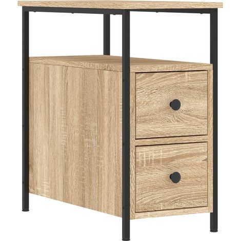 Maison Exclusive - Comodino Rovere Sonoma 30x60x60 cm in Legno Multistrato