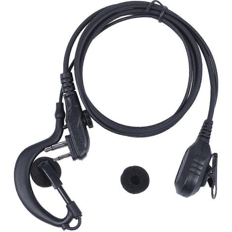 Casque PTT MIC Hörsnäcka kompatibel med HYT TC-500 TC-518 TC-580 TC-446S TC-600 TC-610 TC-620 TC-618 TC-700 Wa-AquaForge (1/5)