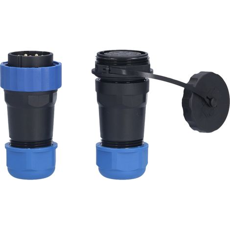 Connecteur aviation mâle/femelle à 8 broches, étanche et résistant aux antioxydants, pour une utilisation étendue. (1/5)