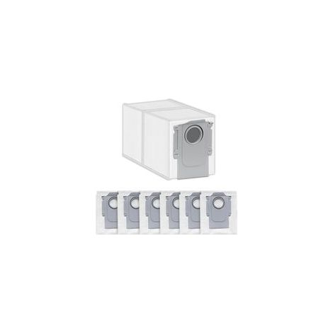 Set di 6 sacchetti per aspirapolvere Roborock P10 / Q Revo, grande capacità, pezzi di ricambio originali (1/5)