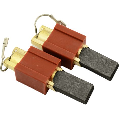 Balais de charbon 5x15x30mm – Lot de 2 avec support – Remplace les Miele 4297410, 4297414, 4297413 – Compatible machines à laver Miele (1/3)