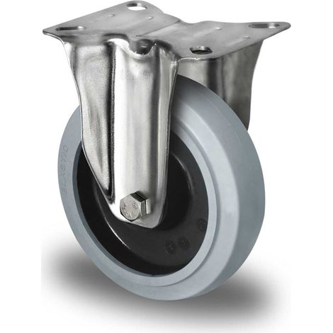 CASCOO Bockrolle ø 160 mm Serie R4E2 Kugellager Edelstahl